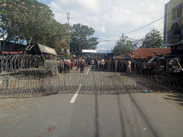 Antisipasi Kericuhan, Polisi Perketat Pengamanan Kantor KPU Manokwari
