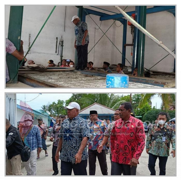 Pj Gubernur Dan TPID Tinjau Pabrik Es Balok Pasar Ikan Yang Sempat Terbengkalai 15 Tahun
