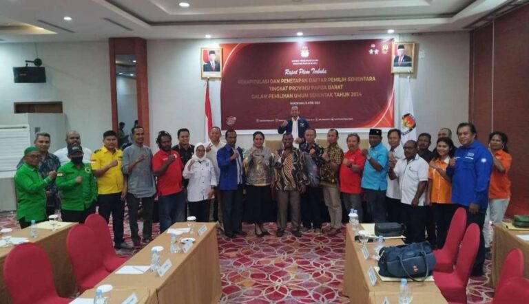 KPU Tetapkan DPS Papua Barat Sebanyak 394.707 Pemilih