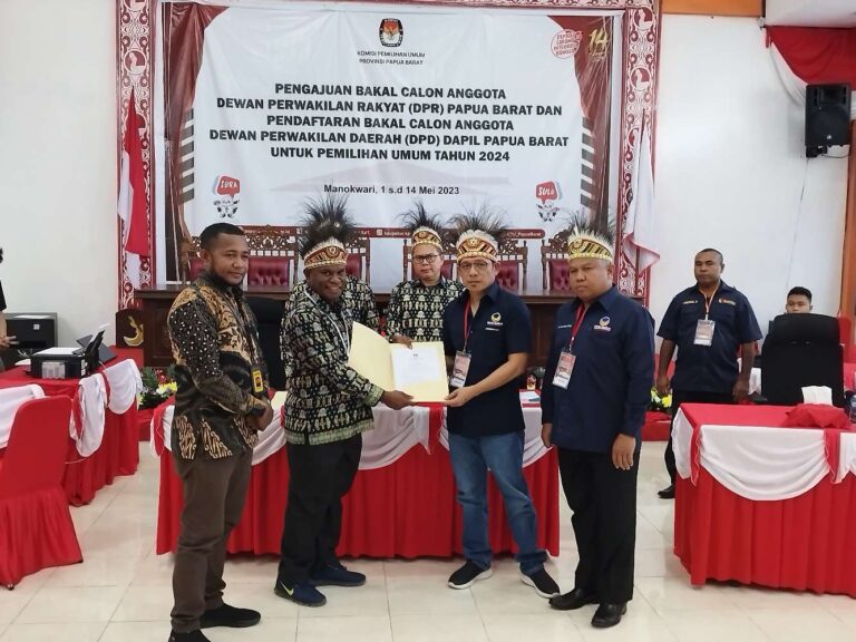 Daftar di KPU, DPD Nasdem Papua Barat Target Ketua DPR