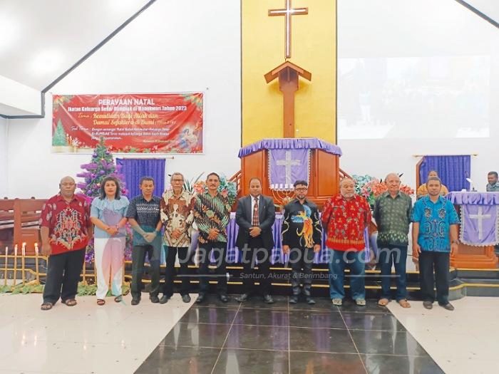 Ikatan Keluarga Besar Rumbiak Di Manokwari Gelar Ibadah Perayaan Natal Tahun 2023